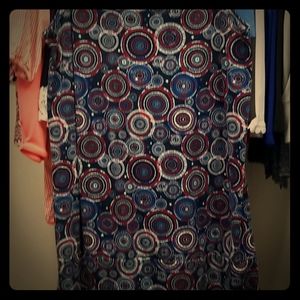 Kim Rogers Red/White/blue Dress- XL